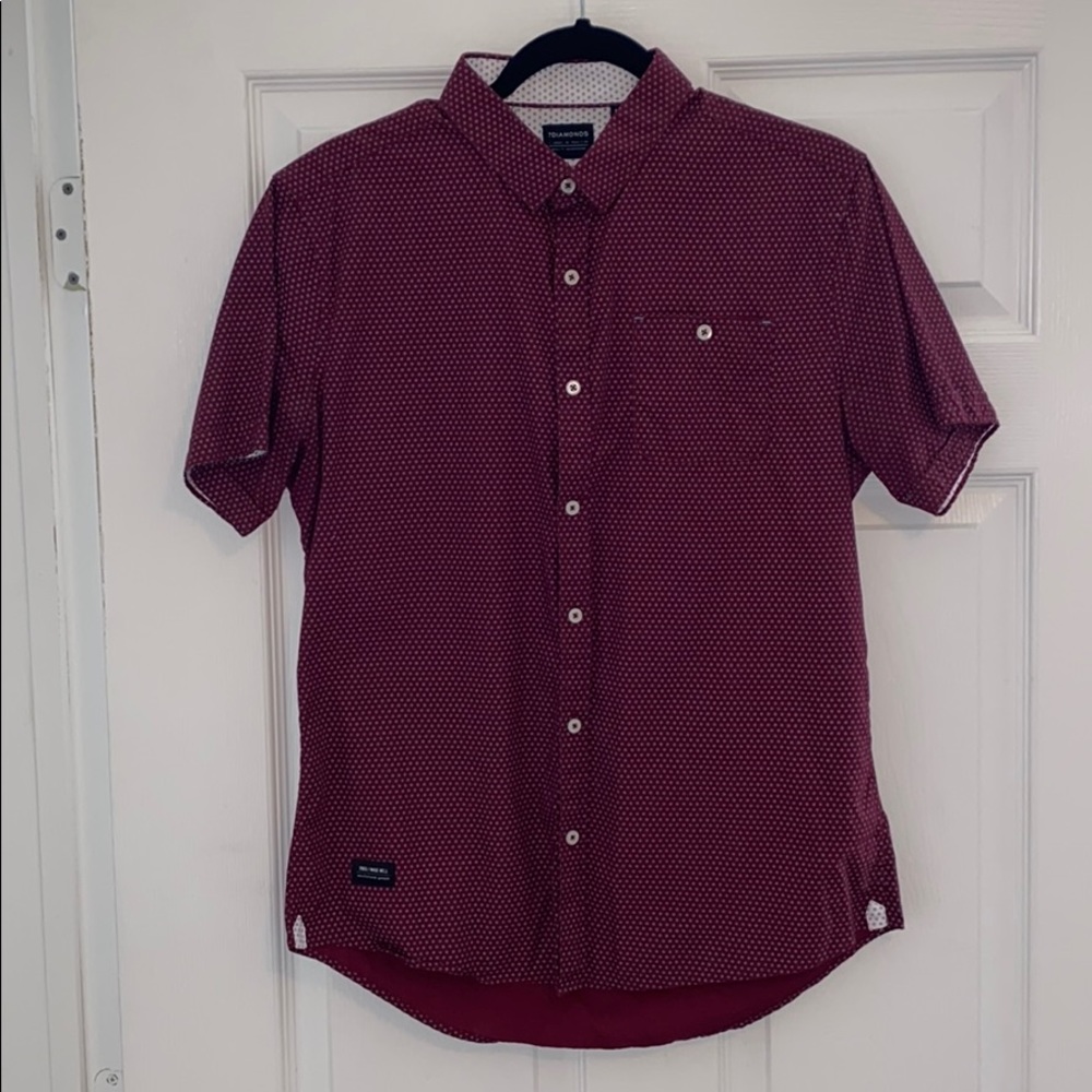 7Diamonds Medium Short Sleeve Button Down Shirt